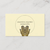 Homeopathie Henna Hands Healthcare Visitekaartje (Voorkant)