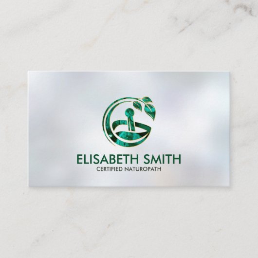 Homeopathie - Kruidengeneesmiddelen -naturopath Visitekaartje (Voorkant)