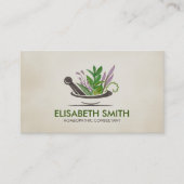 Homeopathie - Kruidengeneesmiddelen - Naturopath Visitekaartje (Voorkant)