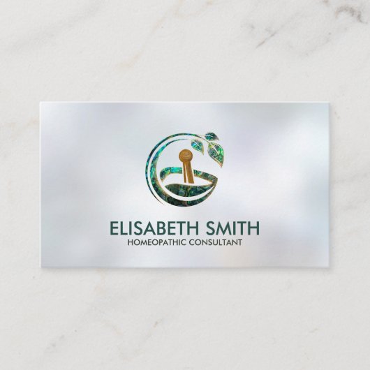 Homeopathie - Kruidengeneesmiddelen -naturopath Visitekaartje (Voorkant)