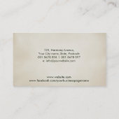 Homeopathie - Kruidengeneesmiddelen Visitekaartje (Achterkant)