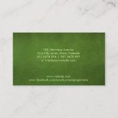 Homeopathie - Kruidengeneesmiddelen Visitekaartje (Achterkant)