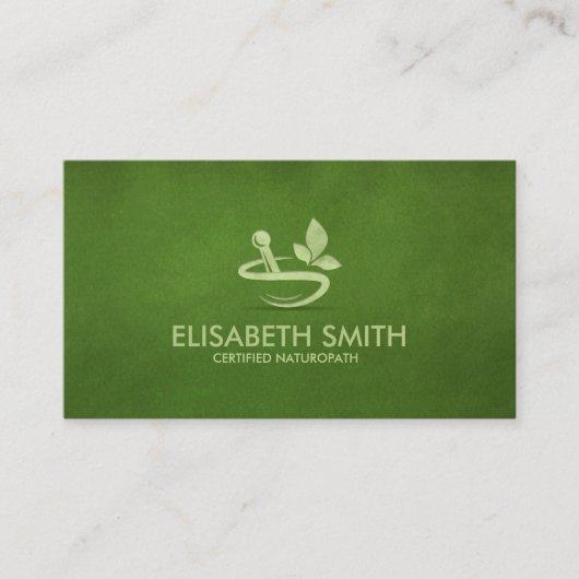 Homeopathie - Kruidengeneesmiddelen Visitekaartje (Voorkant)