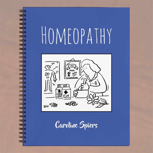 Homeopathie neemt nota van record met de naam van  notitieboek