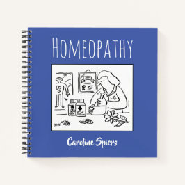 Homeopathie notities registreren met naam van de o notitieboek