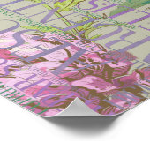 Homeopathie - Word Art met corrigerende maatregele Poster (Hoek)