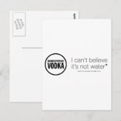 Homeopathische wodka - Ik kan niet geloven dat het Briefkaart (Voorkant / Achterkant)