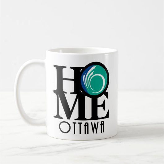 HOMEOttawa 11oz (stadsvlag) Koffiemok (Links)