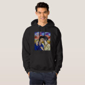 Homepaar in de stijl van de Japanse kunst van Okiy Hoodie (Voorkant volledig)