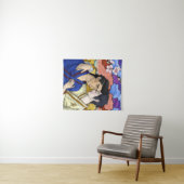 Homepaar in de stijl van de Japanse kunst van Okiy Wandkleed (In Situ (horizontaal))