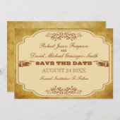  homepage slaat de datum op save the date (Voorkant / Achterkant)