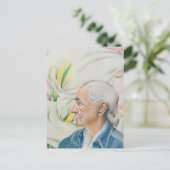 Homepage van Georgia O'Keeffe Card Briefkaart (Staand voorkant)