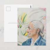 Homepage van Georgia O'Keeffe Card Briefkaart (Voorkant / Achterkant)