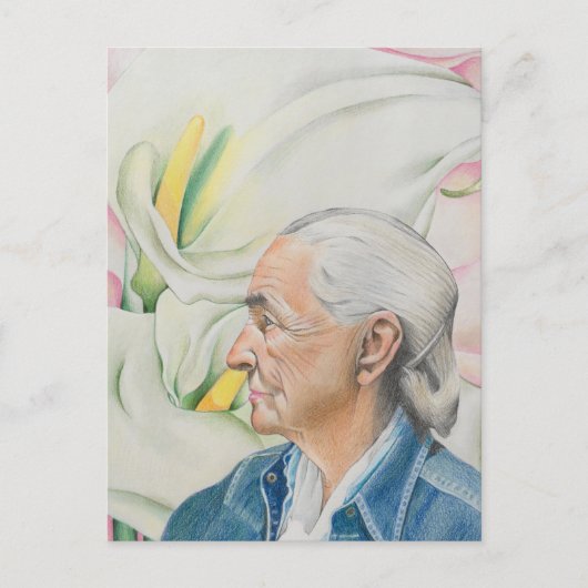 Homepage van Georgia O'Keeffe Card Briefkaart (Voorkant)