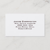 Homepage vergeten visitekaartje (Achterkant)