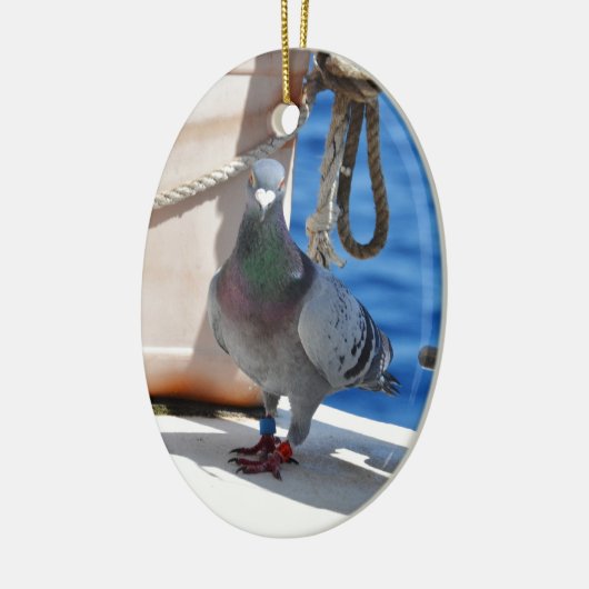 Homepduif Keramisch Ornament (Links)