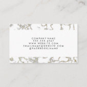 Homepictogram onroerend goed | Goudmarmer Visitekaartje (Achterkant)