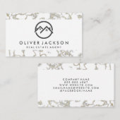 Homepictogram onroerend goed | Goudmarmer Visitekaartje (Voorkant / Achterkant)