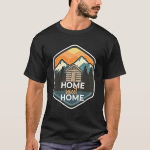 Homepieter van het huisvuil in de kooi van het hui t-shirt