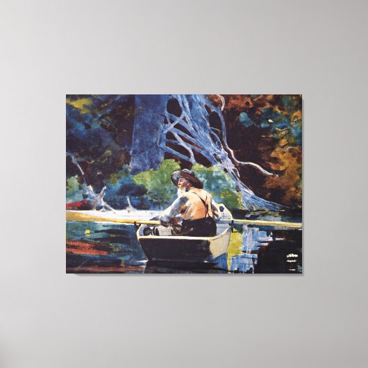 Homer - Adirondack Guide Canvas Afdruk (Voorkant)