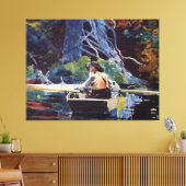 Homer - Adirondack Guide Canvas Afdruk (Insitu (Woonkamer))