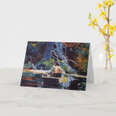 Homer - Adirondack Guide Throw Blanket Kaart (Gele Bloem)