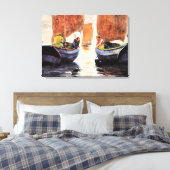 Homer - Afterglow, kunstschilderij waterverf Canvas Afdruk (Insitu (Slaapkamer))