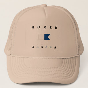 Homer Alaska Alpha Dive Flag Trucker Pet