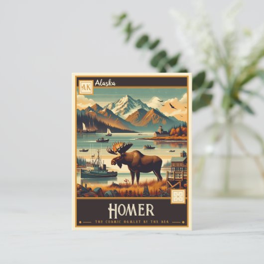 Homer, Alaska |  Briefkaart (Staand voorkant)