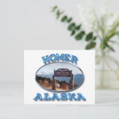 HOMER, ALASKA BRIEFKAART (Staand voorkant)