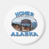 HOMER, ALASKA MAGNEET (Voorkant)
