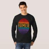 Homer Alaska Pacific Coast Sunset 5 T-shirt (Voorkant volledig)