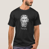Homer Ancient Greece klassieke literatuur T-shirt (Voorkant)