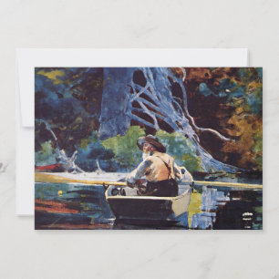 Homer - Andirondack Guide, beroemd schilderij, Kaart