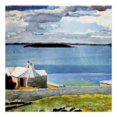 Homer - Binnenwater, Bermuda, Perfect Poster (Voorkant)