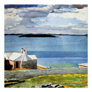 Homer - Binnenwater, Bermuda, Perfect Poster