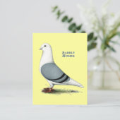 Homer Blue Saddle Briefkaart (Staand voorkant)