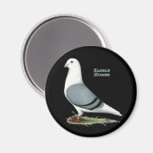 Homer Blue Saddle Magneet (Voorkant / Achterkant)