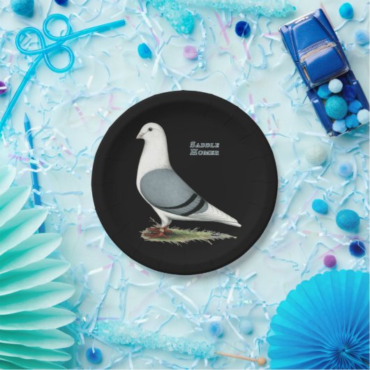 Homer Blue Saddle Papieren Bordje (Feest)