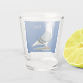 Homer Blue Saddle Shot Glas (Achterkant)