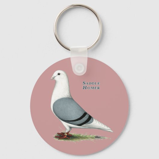 Homer Blue Saddle Sleutelhanger (Voorkant)