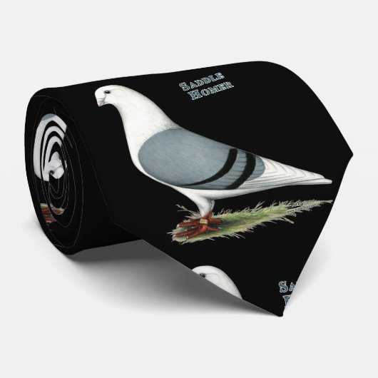 Homer Blue Saddle Stropdas (Opgerold)