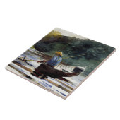 Homer - Boy Vist, populair schilderij, Tegeltje (Zijkant)