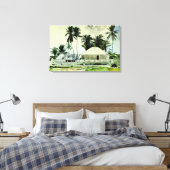 Homer - Cabins, Nassau Canvas Afdruk (Insitu (Slaapkamer))