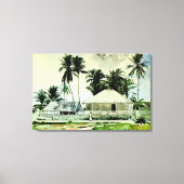 Homer - Cabins, Nassau Canvas Afdruk (Voorkant)