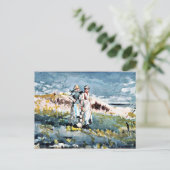 Homer - De Dunes, mooi kunstschilderij Briefkaart (Staand voorkant)