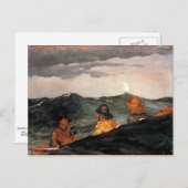 Homer - De maan kussen Briefkaart (Voorkant / Achterkant)