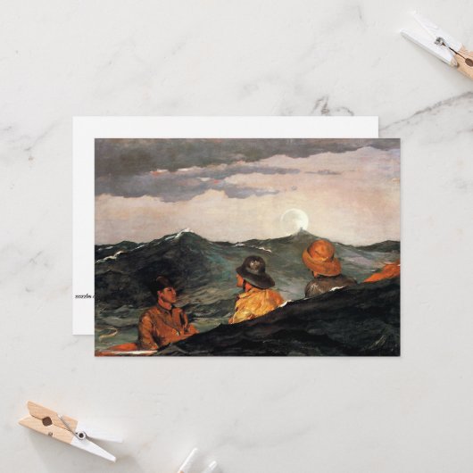 Homer - De maan kussen Kaart (Voorkant / Achterkant in situ)