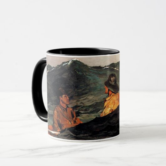 Homer - De maan kussen Mok (Voorkant links)