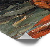 Homer - De maan kussen Poster (Hoek)